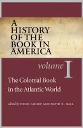 Amory / Hall |  A History of the Book in America | Buch |  Sack Fachmedien