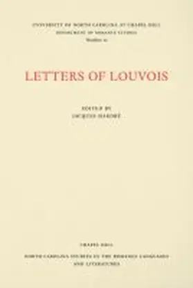 Hardré |  Letters of Louvois, Selected from the Years 1681-1684 | Buch |  Sack Fachmedien