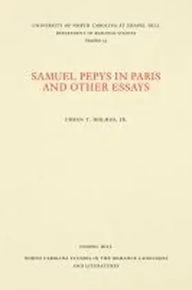 Holmes |  Samuel Pepys in Paris and Other Essays | Buch |  Sack Fachmedien