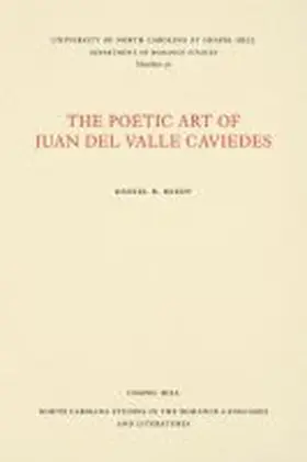 Reedy |  The Poetic Art of Juan del Valle Caviedes | Buch |  Sack Fachmedien