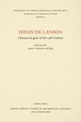 Myers |  Jehan de Lanson, Chanson de Geste of the XIII Century | Buch |  Sack Fachmedien