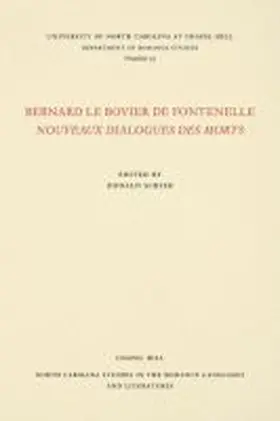 Schier |  Bernard le Bovier de Fontenelle Nouveaux Dialogues des Morts | Buch |  Sack Fachmedien