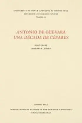 Jones |  Antonio de Guevara Una Década de Césares | Buch |  Sack Fachmedien