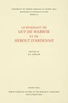 Conlon |  Le Rommant de Guy de Warwik et de Herolt d'Ardenne | Buch |  Sack Fachmedien