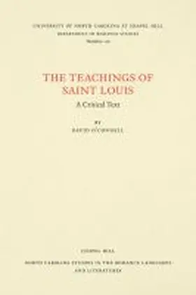 O'Connell |  The Teachings of Saint Louis | Buch |  Sack Fachmedien