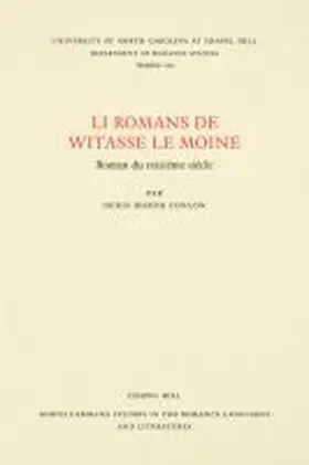 Conlon |  Li Romans de Witasse le Moine | Buch |  Sack Fachmedien