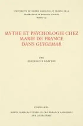 Knapton |  Mythe et Psychologie chez Marie de France dans Guigemar | Buch |  Sack Fachmedien