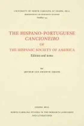 Askins |  The Hispano-Portuguese Cancioneiro of the Hispanic Society of America | Buch |  Sack Fachmedien