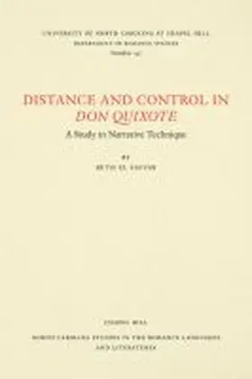 El Saffar |  Distance and Control in Don Quixote | Buch |  Sack Fachmedien