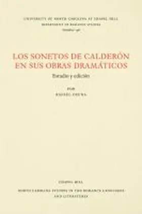 Osuna |  Los Sonetos de Calderón en sus obras dramáticos | Buch |  Sack Fachmedien