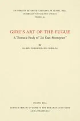 Ciholas |  Gide's Art of the Fugue | Buch |  Sack Fachmedien