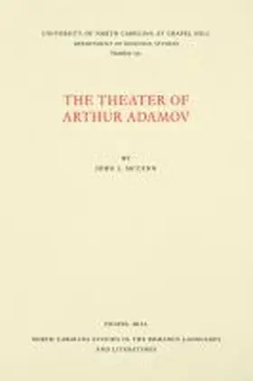 Mccann |  The Theater of Arthur Adamov | Buch |  Sack Fachmedien