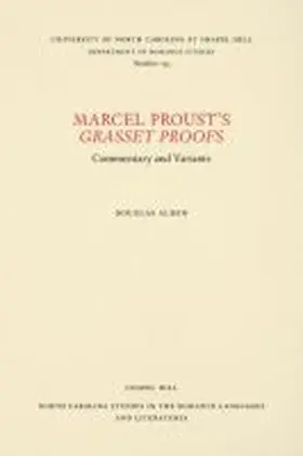 Alden |  Marcel Proust's Grasset Proofs | Buch |  Sack Fachmedien