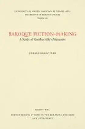 Turk |  Baroque Fiction-Making | Buch |  Sack Fachmedien