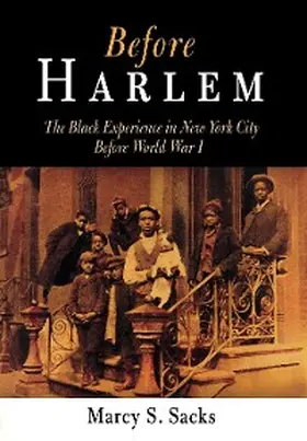 Sacks |  Before Harlem | eBook | Sack Fachmedien