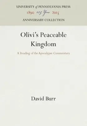 Burr |  Olivi's Peaceable Kingdom | Buch |  Sack Fachmedien