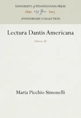 Simonelli / Stephany |  Lectura Dantis Americana | Buch |  Sack Fachmedien