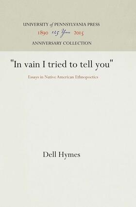 Hymes |  In Vain I Tried to Tell You | Buch |  Sack Fachmedien