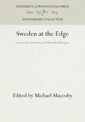 Maccoby |  Sweden at the Edge | Buch |  Sack Fachmedien