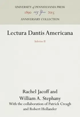 Jacoff / Stephany |  Lectura Dantis Americana | Buch |  Sack Fachmedien