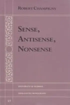 Champigny |  Sense, Antisense, Nonsense | Buch |  Sack Fachmedien