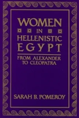 Pomeroy |  Women in Hellenistic Egypt | Buch |  Sack Fachmedien