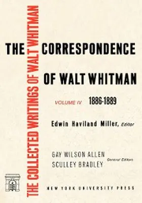 Miller |  The Correspondence of Walt Whitman (Vol. 4) | eBook | Sack Fachmedien