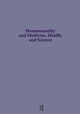 Dynes / Donaldson |  Homosexuality & Medicine, Health & Science | Buch |  Sack Fachmedien