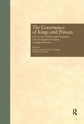 Fowler / Briggs / Remley |  The Governance of Kings and Princes | Buch |  Sack Fachmedien
