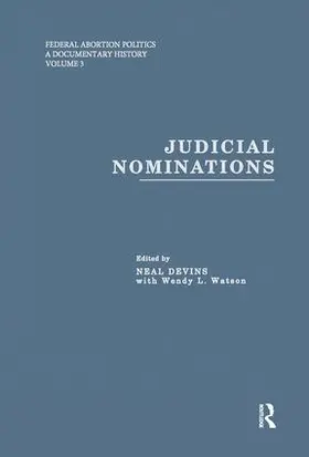 Devins / Watson | Judicial Nominations | Buch | 978-0-8153-1908-5 | www2.sack.de