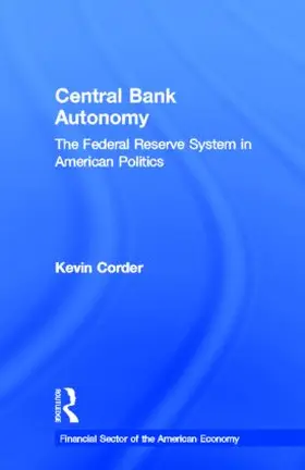 Corder |  Central Bank Autonomy | Buch |  Sack Fachmedien