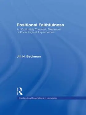 Beckman |  Positional Faithfulness | Buch |  Sack Fachmedien