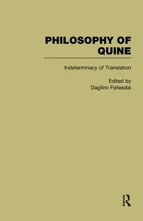 Follesdal |  Indeterminacy of Translation | Buch |  Sack Fachmedien