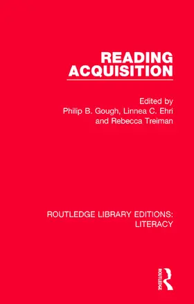 Gough / Ehri / Treiman |  Reading Acquisition | Buch |  Sack Fachmedien