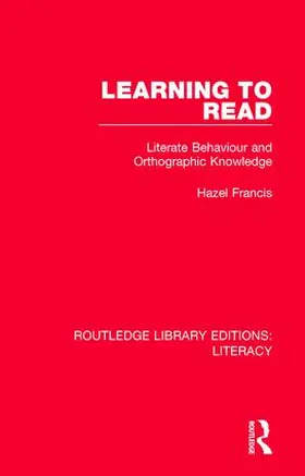 Francis | Learning to Read | Buch | 978-0-8153-7369-8 | sack.de