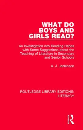 Jenkinson |  What do Boys and Girls Read? | Buch |  Sack Fachmedien