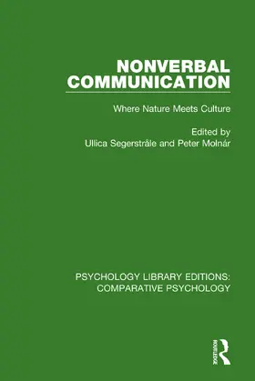 Segerstrale / Molnar |  Nonverbal Communication | Buch |  Sack Fachmedien