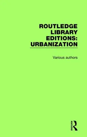 Various |  Routledge Library Editions: Urbanization | Buch |  Sack Fachmedien