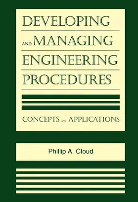 Cloud |  Developing and Managing Engineering Procedures | Buch |  Sack Fachmedien