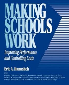 Hanushek |  Making Schools Work | eBook | Sack Fachmedien