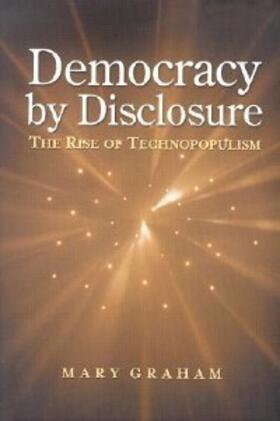 Graham |  Democracy by Disclosure | eBook | Sack Fachmedien