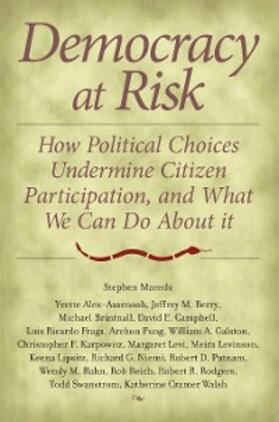 Macedo |  Democracy at Risk | eBook | Sack Fachmedien