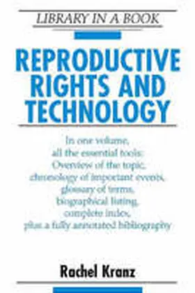 Kranz |  Reproductive Rights and Technology | Buch |  Sack Fachmedien