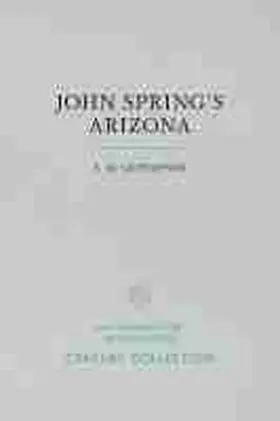 Gustafson |  John Spring's Arizona | Buch |  Sack Fachmedien