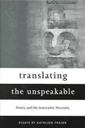 Fraser |  Translating the Unspeakable | Buch |  Sack Fachmedien