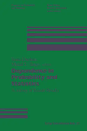 Taqqu / Eberlein |  Dependence in Probability and Statistics | Buch |  Sack Fachmedien