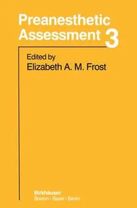 Frost |  Preanesthetic Assessment 3 | Buch |  Sack Fachmedien