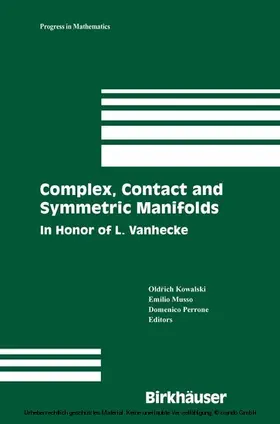 Kowalski / Musso / Perrone | Complex, Contact and Symmetric Manifolds | E-Book | sack.de