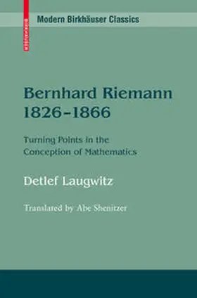 Laugwitz |  Bernhard Riemann 1826–1866 | eBook | Sack Fachmedien