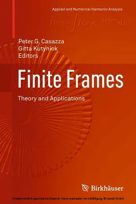 Casazza / Kutyniok | Finite Frames | E-Book | sack.de